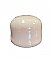 Antique Shell Venetian Pink Porcelain Toilet Bolt Cap Cover Pair - Circa 1962