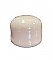 Antique Shell Venetian Pink Porcelain Toilet Bolt Cap Cover Pair - Circa 1962