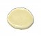 Antique Sunrise Yellow Tan Porcelain Flat Toilet Bolt Cap Cover Pair