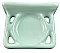 Antique Seafoam Green Tile In Porcelain Bathroom Toothbrush and Cup Holder Circa 1960