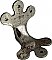 Antique "Peck Bros." Toilet Tank Bracket - Nickel