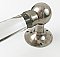 "The Brasscrafters" Nickel & Glass Towel Bar and Ends
