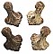 Antique Cast Iron Bathtub Claw Foot Set of 4 - Circa 1900
