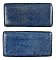 Set of 2 Antique Tile Blue Matte Glaze - 3-3/4" x 1-7/8"