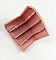 Antique "Miraplas Styron" "Red Magenta" Pink Plastic Outer Corner Chair Rail Wall Tile - Sold Each