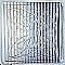 Antique "Luxfer Prism Co." 4" x 4" Glass Tile - Frank Lloyd Wright "Flower Pattern"