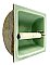 Antique "Mosaic Tile Co." Sea Spray Green Tile-In Ceramic Bathroom Toilet Paper Holder - Circa 1920