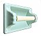 Antique Light Green Ceramic Tile-In Toilet Paper Holder