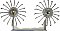 Antique Chrome Plated Double Swivel Wall-Mounted Tie or Belt Rack