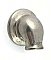 Antique United Nickel Bathtub Spout