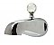 Crystal and Chrome Bathtub Spout