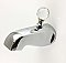 Crystal and Chrome Bathtub Spout