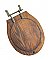 Antique Wooden Oak Toilet Seat Cover - circa 1920