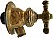 Antique "Monarch" Solid Brass Water Spigot Faucet - Circa 1912