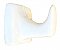 Antique White Porcelain Bath Hook
