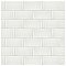 Santorini Biselado Blanco 4" x 7-7/8" Ceramic Tile  - White - Per Case of 50 -  10.76 Square Feet