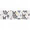 Rockstar Frenchie 11-3/4" x 39-1/8" Ceramic Wall Tile - 6 Tiles Per Case - 19.32 Sq. Ft.