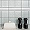 Antigua Blanco 2" x 8" Ceramic Moldura Wall Trim - Sold Per Tile - 0.11 Square Feet
