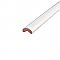 Bordon Blanco Moldura 1" x 7-7/8" Ceramic Pencil Wall Trim Liner Tile - Sold Per Tile - 0.05 Square Feet