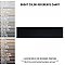 Battiscopa Matte Black 3" x 13" Ceramic Wall Bullnose Trim Tile - Sold by the individual piece