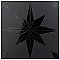 Stella Lustre Midnight 9-3/4" x 9-3/4" Porcelain Wall Tile - 16 Tiles Per Case - 10.88 Square Feet