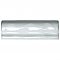 Antic Craquelle Gris Claro Moldura 2" x 6" Ceramic Wall Tile Trim - Sold Per Tile - 0.08 Square Feet