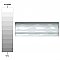 Antic Craquelle Gris Claro Moldura 2" x 6" Ceramic Wall Tile Trim - Sold Per Tile - 0.08 Square Feet