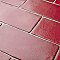 Antic Special Red Moon 3" x 6" Ceramic Wall Tile - Sold Per Case of 32 - 4.38 Square Feet