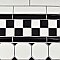 Nero Brillo Zen 1-1/4" x 7-7/8" Ceramic Moldura Wall Trim Tile - Sold by the individual piece