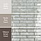Hudson Studio Soho Brick Grey Eye 1-7/8" x 9-3/4" Ceramic Wall Tile - 48 Tiles Per Case - 6.24 Square Feet