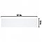 Castillo Matte White 3" x 12" Subway Ceramic Wall Tile - 5.72 Sq. Ft. Per Case - 22 Tile Per Case