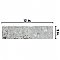 London Grey Glossy 3" x 12" Ceramic Wall Tile - Sold Per Case of 22 - 5.72 Sq. Ft.