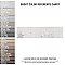 London White Glossy 3" x 12" Ceramic Wall Tile - Sold Per Case of 22 - 5.72 Sq. Ft.