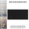 Crown Heights Matte Black 3" x 6" Subway Tile - Glossy Black - Sold Per Case of 44 Tile - 6.03 Square Feet
