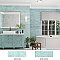 Habanera Azul 11-7/8" x 35-1/2" Ceramic Wall Tile - 5 Tiles Per Case - 14.75 Square Feet