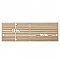 Spa Beige 11-7/8" x 35-1/2" Ceramic Wall Tile - 5 Tiles Per Case - 14.75 Square Feet