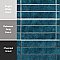 Menorca Amun 2-1/2" x 12-7/8" Ceramic Wall Tile - 28 Tiles Per Case - 6.44 Square Feet