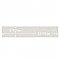 Menorca White 2-1/2" x 12-7/8"   Ceramic Wall Tile - 28 Tiles Per Case - 6.44 Square Feet