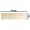 Coco Glossy Canvas Beige 2" x 5-7/8" Porcelain Wall Tile - 66 Tiles Per Case - 5.94 Sq. Ft.