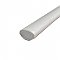 Coco Demi-Bullnose Matte Cloud White 1/2" x 7-7/8" Ceramic Wall Trim Tile - 1 Tiles Per Case - 0 Square Feet