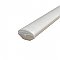 Coco Demi-Bullnose Matte Cloud White 1/2" x 7-7/8" Ceramic Wall Trim Tile - 1 Tiles Per Case - 0 Square Feet