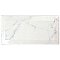 Classico Carrara Glossy Metro 3" x 6" Ceramic White Tile - Sold Per Case of 44 - 6.03 Square Feet Per Case