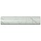 Classico Carrara Glossy Pencil Bullnose 1-1/4" x 6" Ceramic  Wall Trim - Sold Per Piece - .06 Square Feet Per Piece