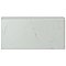 Classico Carrara Matte Bullnose 3" x 6" Ceramic Wall Trim-  Marble Look -Sold Per Piece - .06 Square Feet Per Piece
