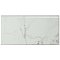 Classico Carrara Matte Bullnose 3" x 6" Ceramic Wall Trim-  Marble Look -Sold Per Piece - .06 Square Feet Per Piece