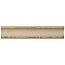 Classico Carrara Matte Pencil Bullnose 1-1/4" x 6" Ceramic Wall Trim - Marble Look-  Sold Per Piece - .06 Square Feet Per Piece