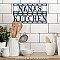 Sevillano Flora Address Letter T 2-1/8" x 4-3/8" Ceramic Wall Tile - Sold by the individual piece