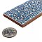 Captain Riptide Glacier Blue 2" x 7-7/8" Ceramic Wall Trim Tile - Sold by the individual piece