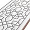 Sevillano Listello Estrella White 2" x 7-7/8" Ceramic Wall Trim - Sold Individually