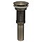 Decorative 2-1/2" Diameter Pop-up Mushroom Drain with Overflow - Multiple Finishes Available